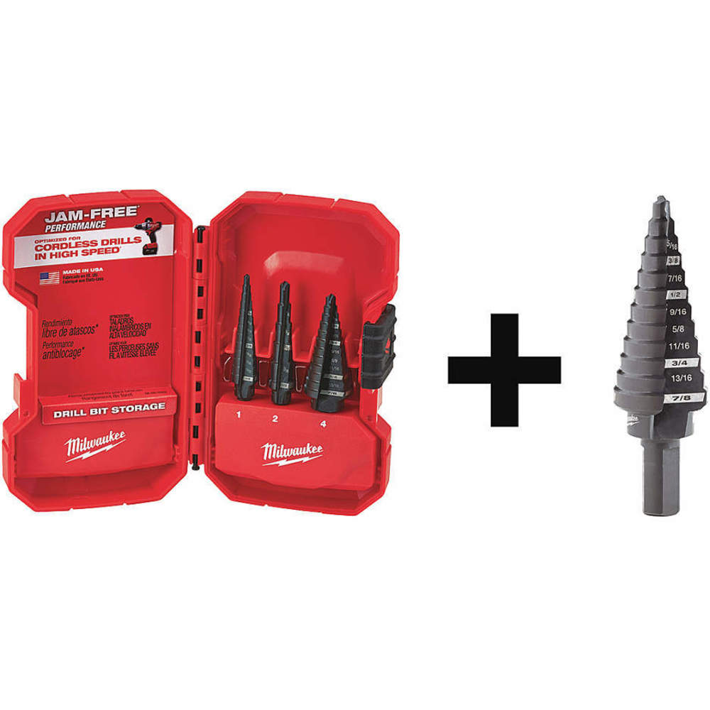 MILWAUKEE Step Drill Bit Sets