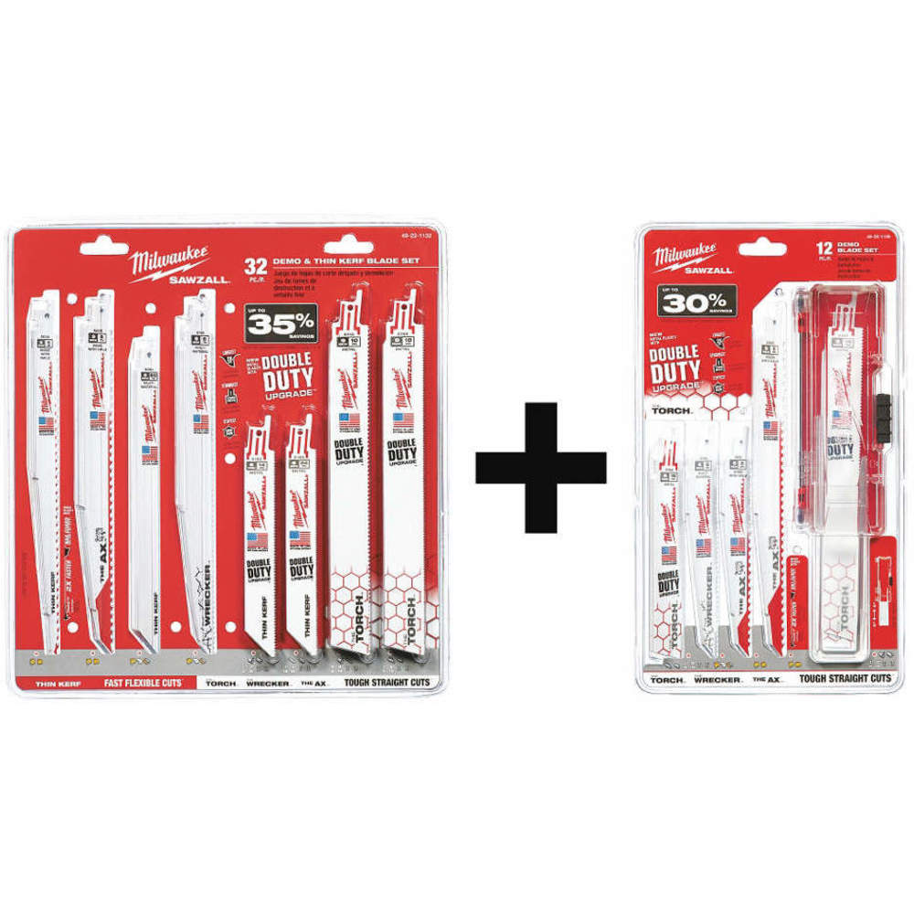 MILWAUKEE 49-22-1132 49-22-1129 Reciprocating Saw Blade Set Metal Cutting | AJ2KEC 7DY36