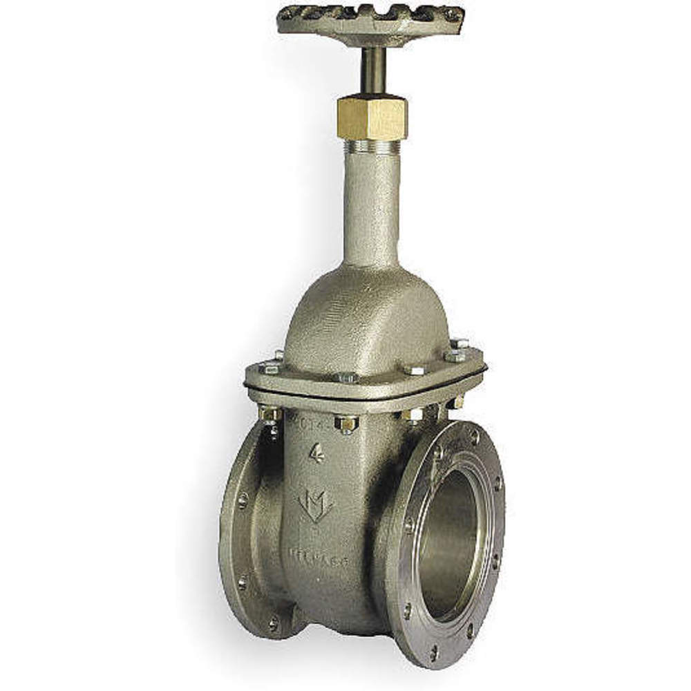 MILWAUKEE VALVE 5551-002 4" Gate Valve 4 Inch Flange 180 Degree F | AD7YBW 4HCK7