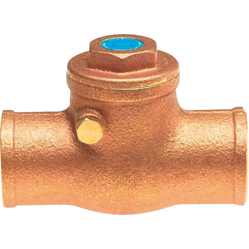 MILWAUKEE VALVE UP0968000012 Low Lead Swing Check Valve Brass 1/2 Inch | AA4FJR 12K652