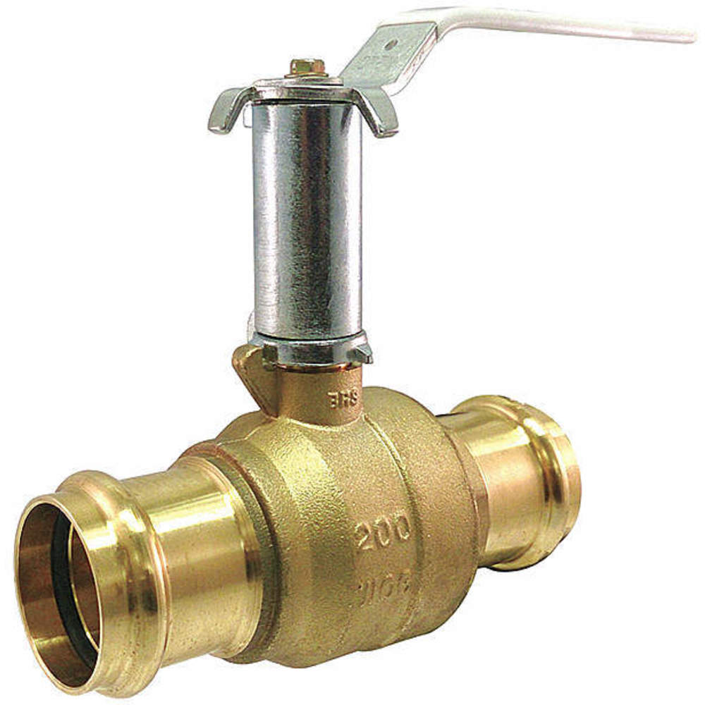 MILWAUKEE VALVE UPBA-481B - 12 Ball Valve Brass 2-piece 1/2 Inch 200 Psi | AG2AVK 31CD10