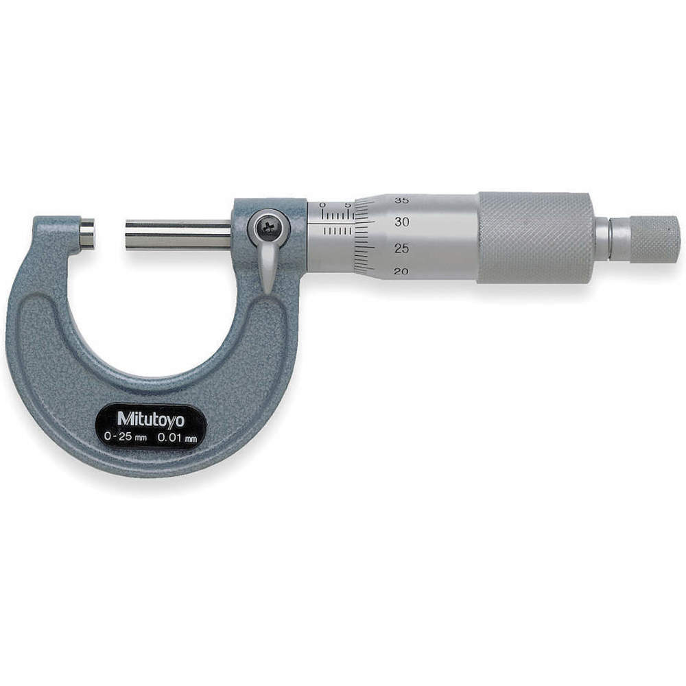 MITUTOYO 103-137 Micrometer 0-25mm 0.01 Ratchet | AE3CCW 5C678