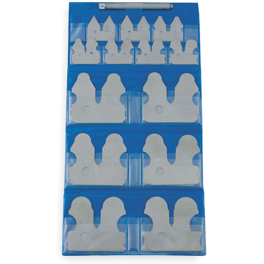 Radius Gage Set 0.010-0.500 26 Leaves