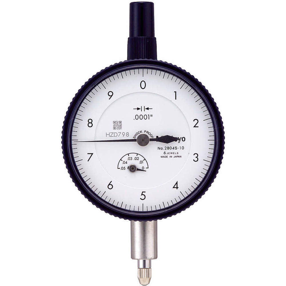 MITUTOYO 2804S-10 Dial Indicator 0.0001 Grad 0-0.05 In | AD6XQV 4CGP7