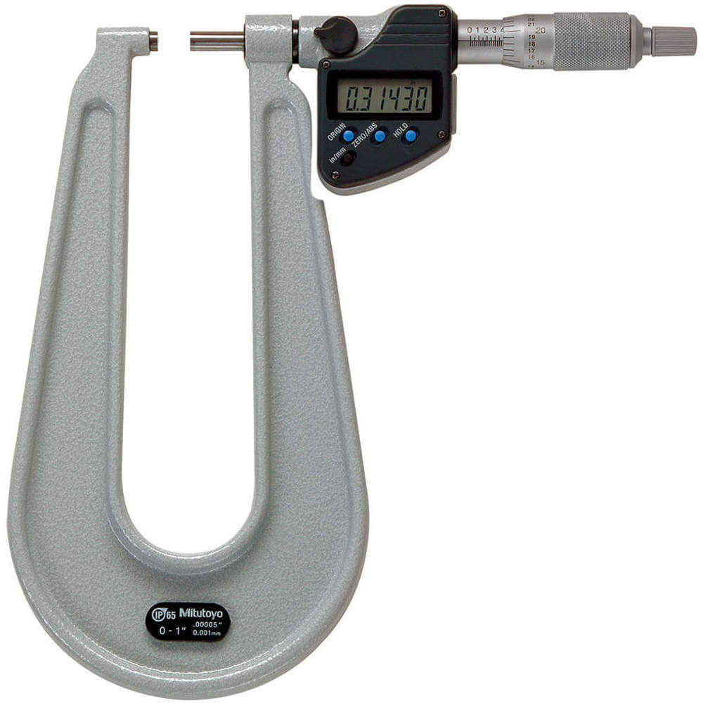 MITUTOYO 389-351-30 Digital Micrometer Deep Throat 1 Inch Spc | AE9YCY 6NPZ1