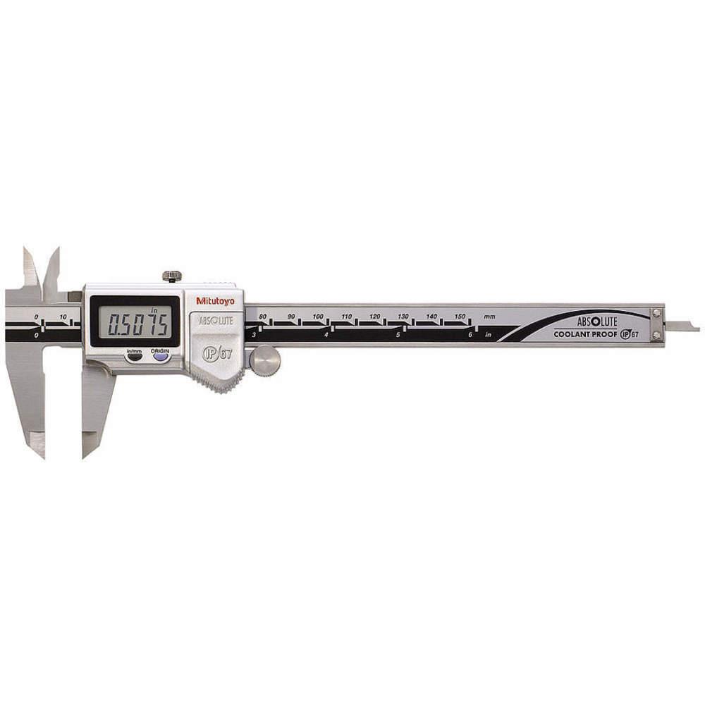 MITUTOYO 500-762-10CERT Absolute Digital Caliper 0 To 6 Inch | AC6VBU 36J727