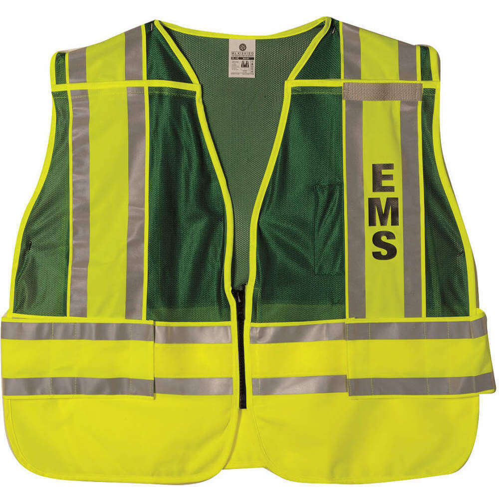 Pro Police Safety Vest Green 2xl/4xl