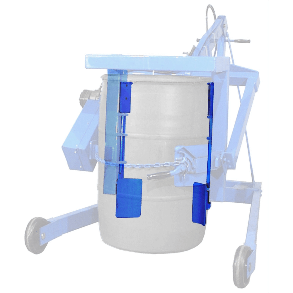 Adapter For Rimmed 208-Litre Plastic Drum With Omni-Lift Drum Racker
