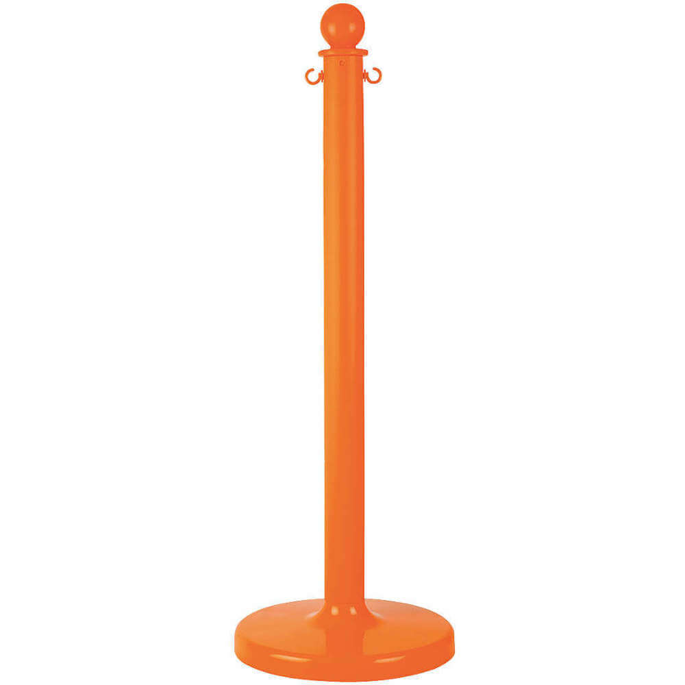 MR. CHAIN 96412-6 Stanchion Med Duty Orange 2.5 x 40in - Pack Of 6 | AE8ARG 6CDR7