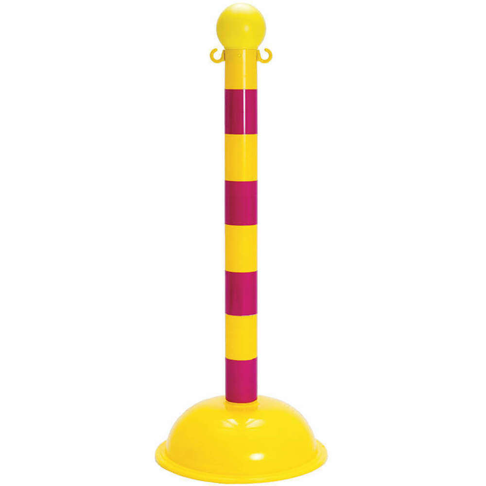 MR. CHAIN 99930-4 Stanchion Heavy Duty Yellow With Mag 3 x 41 - Pack Of 4 | AE8ARN 6CDT3