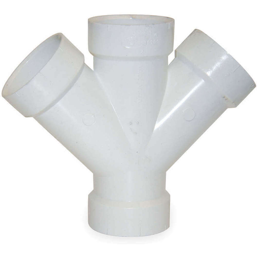 Double Wye 4 Inch Hub Connection Pvc