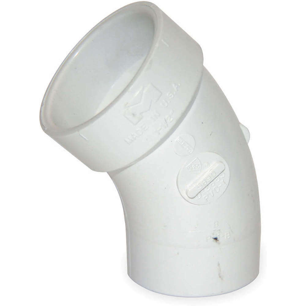 Street Elbow 45 Degree 2 Inch Hub x Spigot Pvc