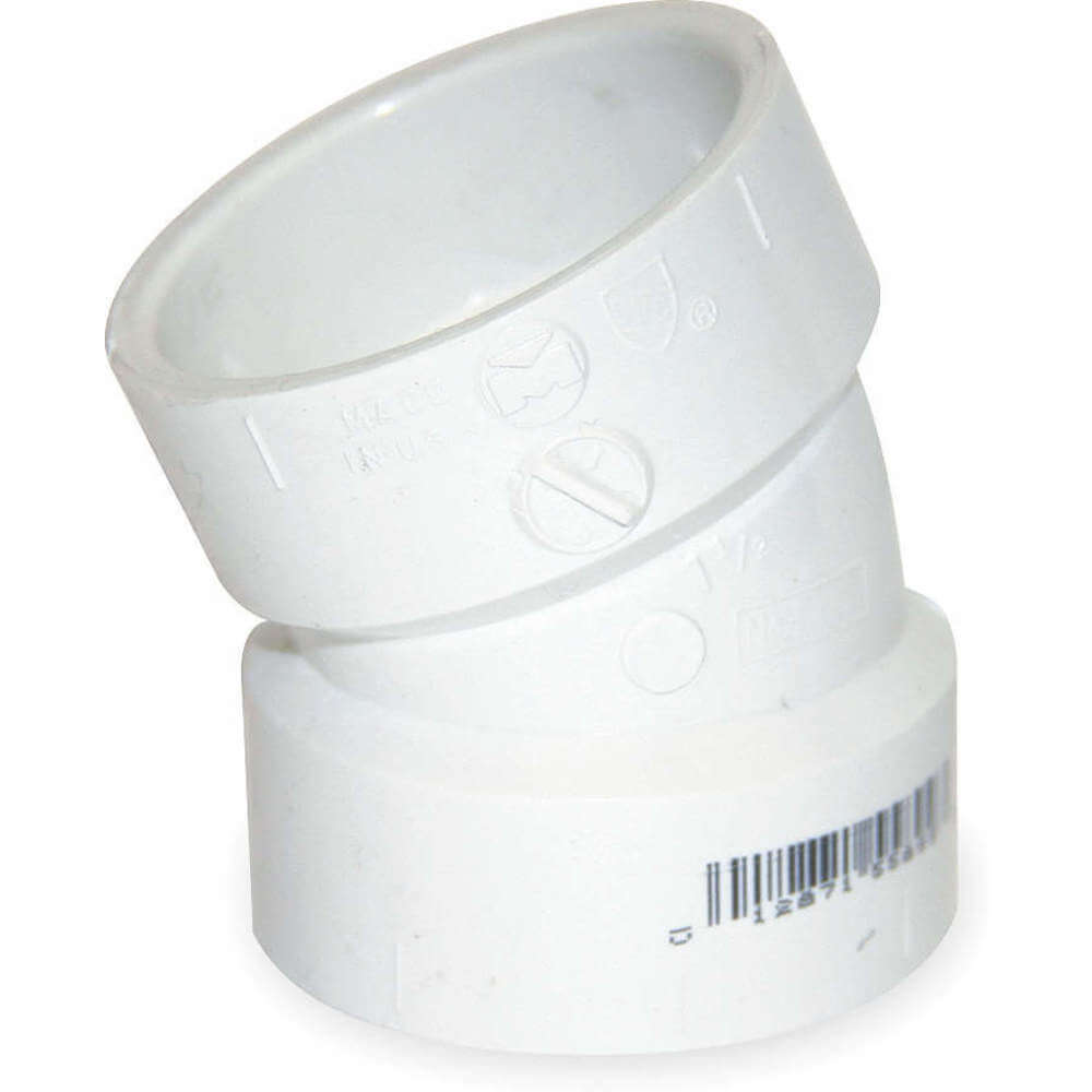 Elbow 22-1/2 Degree 1-1/2 Inch Hub Pvc