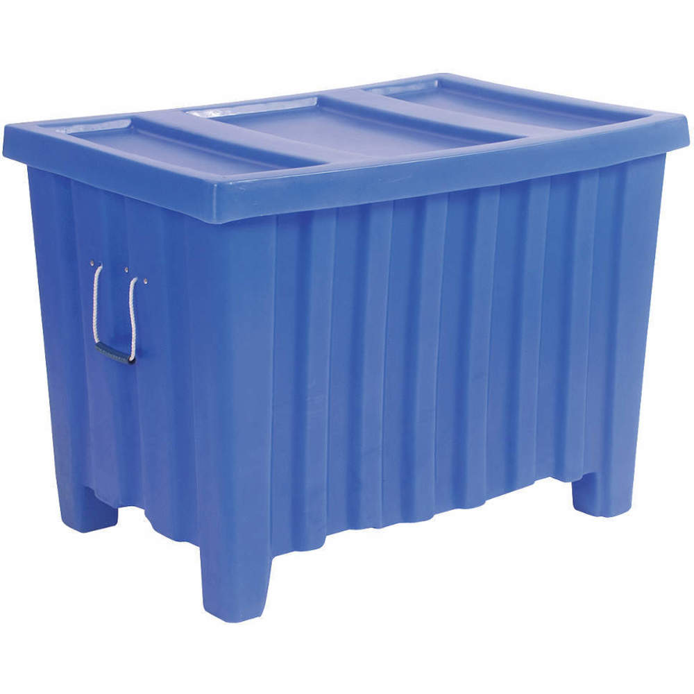 MYTON INDUSTRIES 4LMC6 Container 14 Cu.-ft. 500 Lbs. Blue | AD8PQN