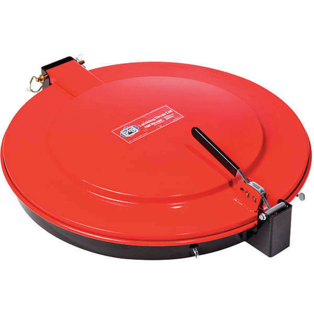 Latching Lid for Fluorescent Lamp Red