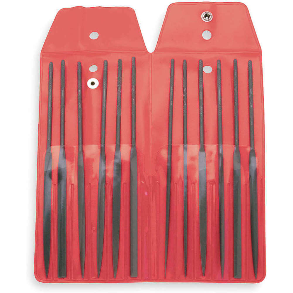 NICHOLSON 37761 Needle File Set 6 1/4 Inch #2 12 Pc | AA9TUJ 1F957