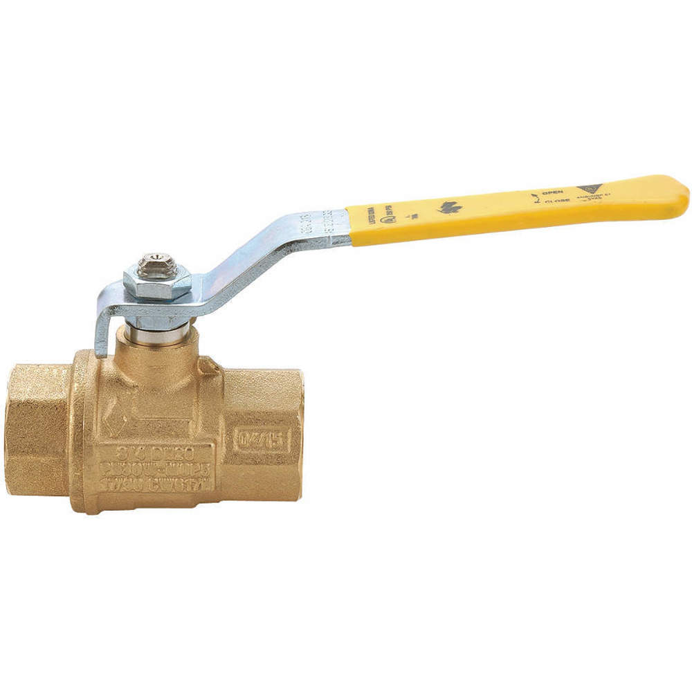 Ball Valve, 1/2 Inch Npt, Brass