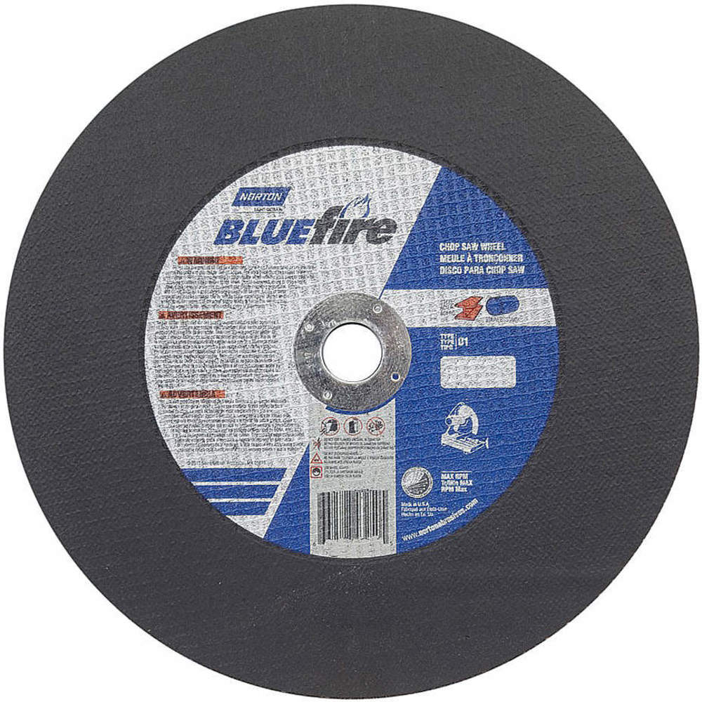 NORTON ABRASIVES 66252843257 Abrasive Cut Wheel 16 Inch Diameter 7/64 Inch T 1 Inch Arbor Hole | AC6GGY 33N522