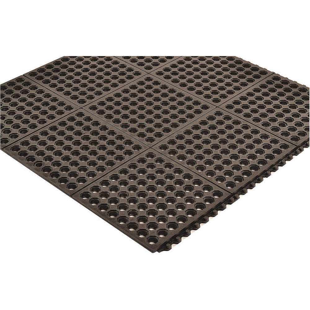 Wet Area Matting, Black, 91 cm x 91 cm Size