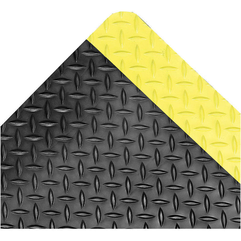 NOTRAX 975S0023BY Anti-fatigue Mat 2 Feet x 3 Feet Black With Yellow | AE4PWJ 5MDC9