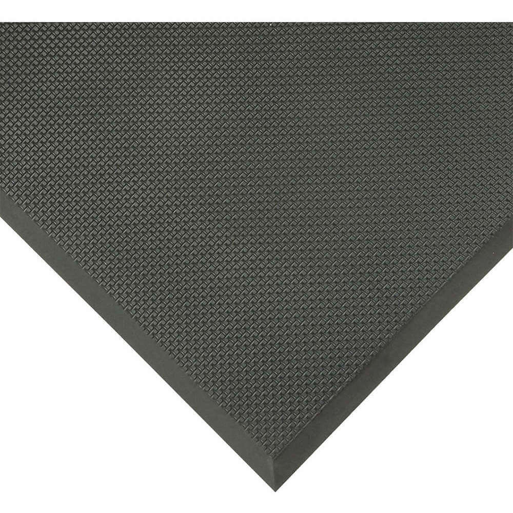 NOTRAX T17C0048BL75 Anti-fatigue Runner 4 x 75 Feet Black | AF4WWN 9N344