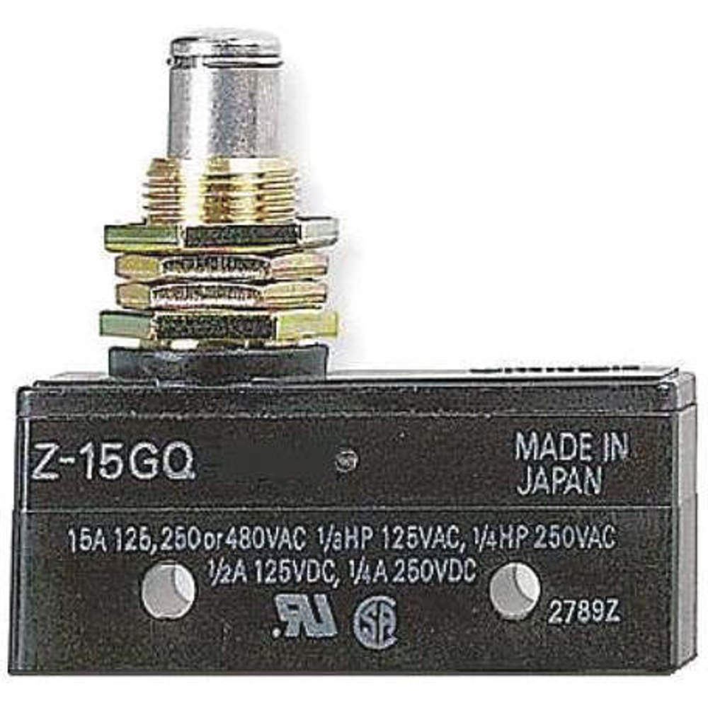 OMRON Z-15GQ Snap Switch 15a Spdt Panel Mount Plunger | AC2JTE 2KRL7