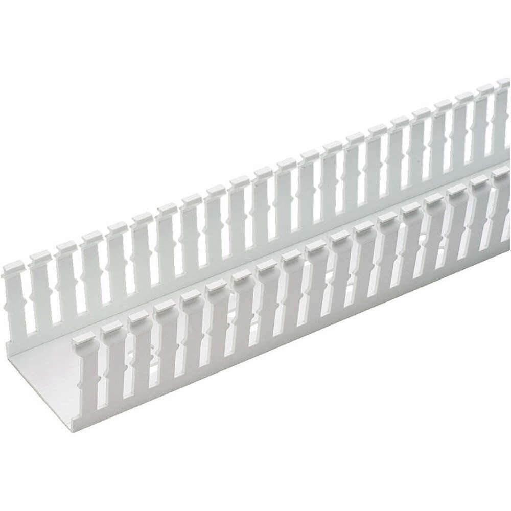 Wire Duct Narrow Slot White 1.75 W x 4 D