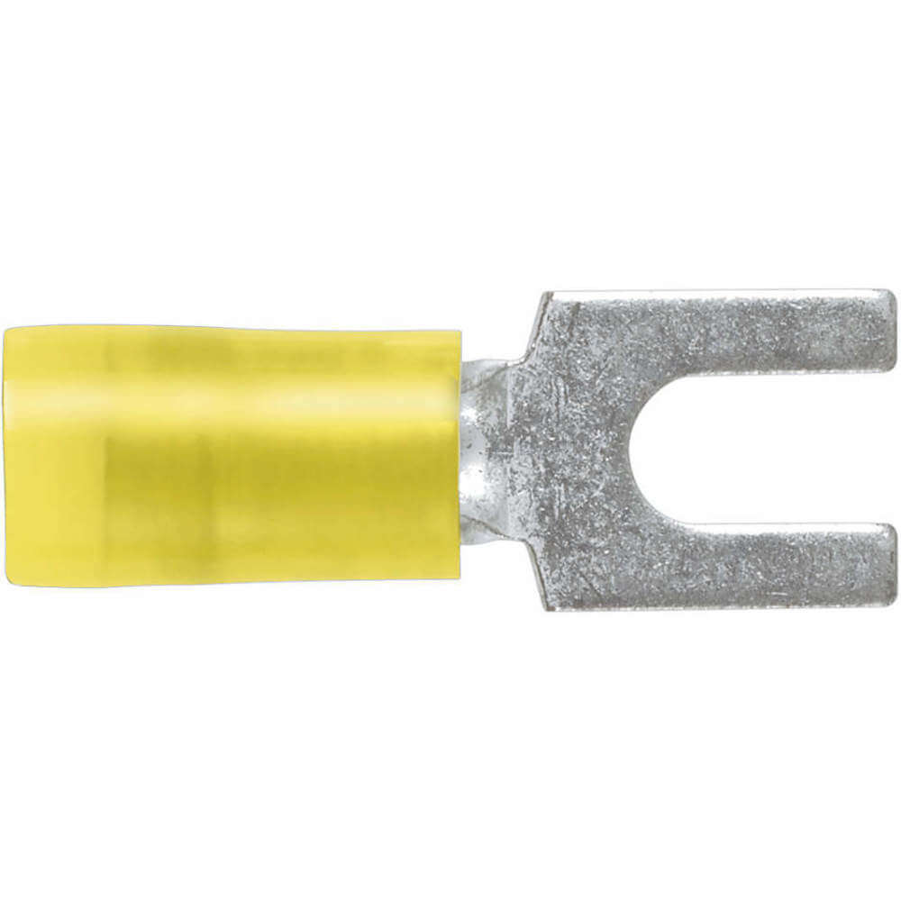 Fork Terminal Standard #10 Stud Yellow
