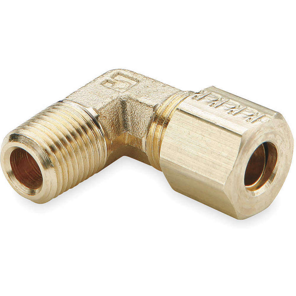 PARKER 269C-3-2 90 Deg Elbow, 3/16 Inch Outside Diameter, Brass | AB3TVG 1VDH7