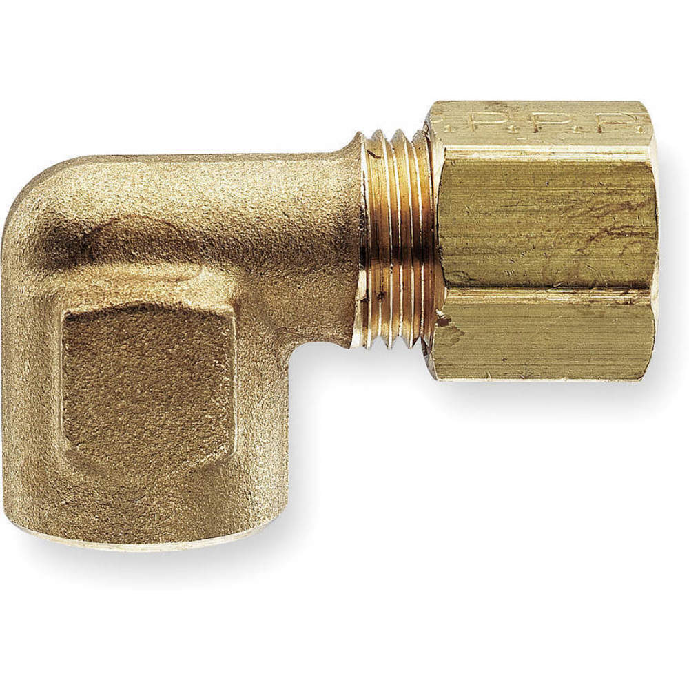 PARKER 170C-4-2 90 Deg Elbow, 1/4 Inch Outside Diameter, Brass | AC2YMD 2P245