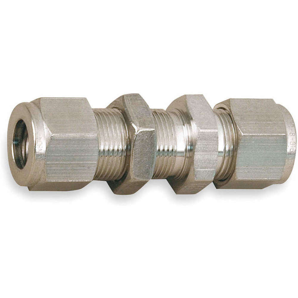 PARKER 4BC4-316 Compression Fitting, Two Ferrule Compression, 1/4 Inch Size, SS | AB2ZQA 1PZF2