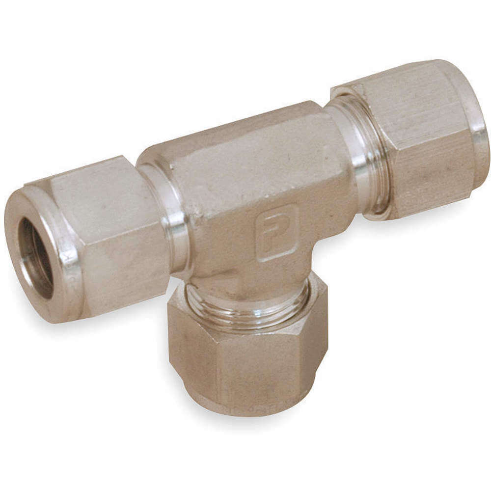 Compression Fitting, Two Ferrule Compression, 3/8 Inch Size, SS