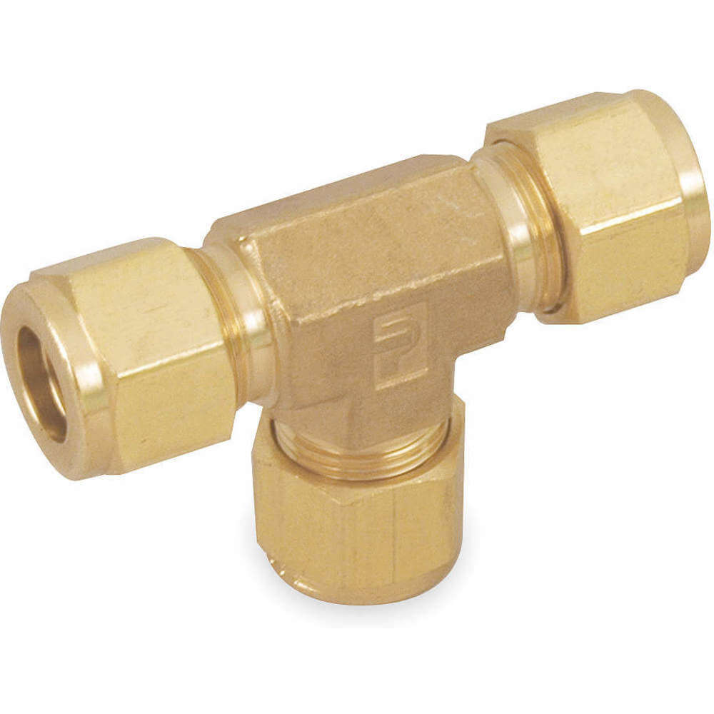 Compression Fitting, Two Ferrule Compression, 3/8 Inch Size, Brass