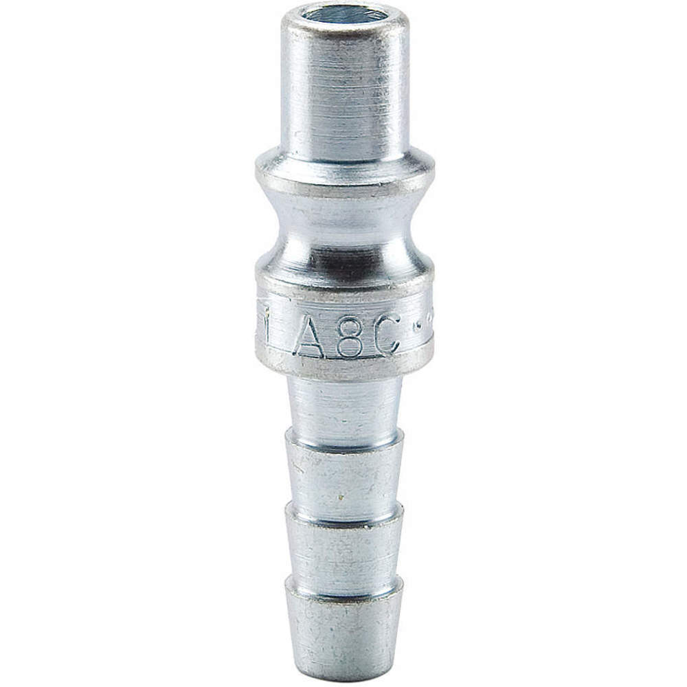 PARKER A8C Nipple, 1/4 Inch Size, Hose barb, Air Hose, Steel | AC4VTX 30N173