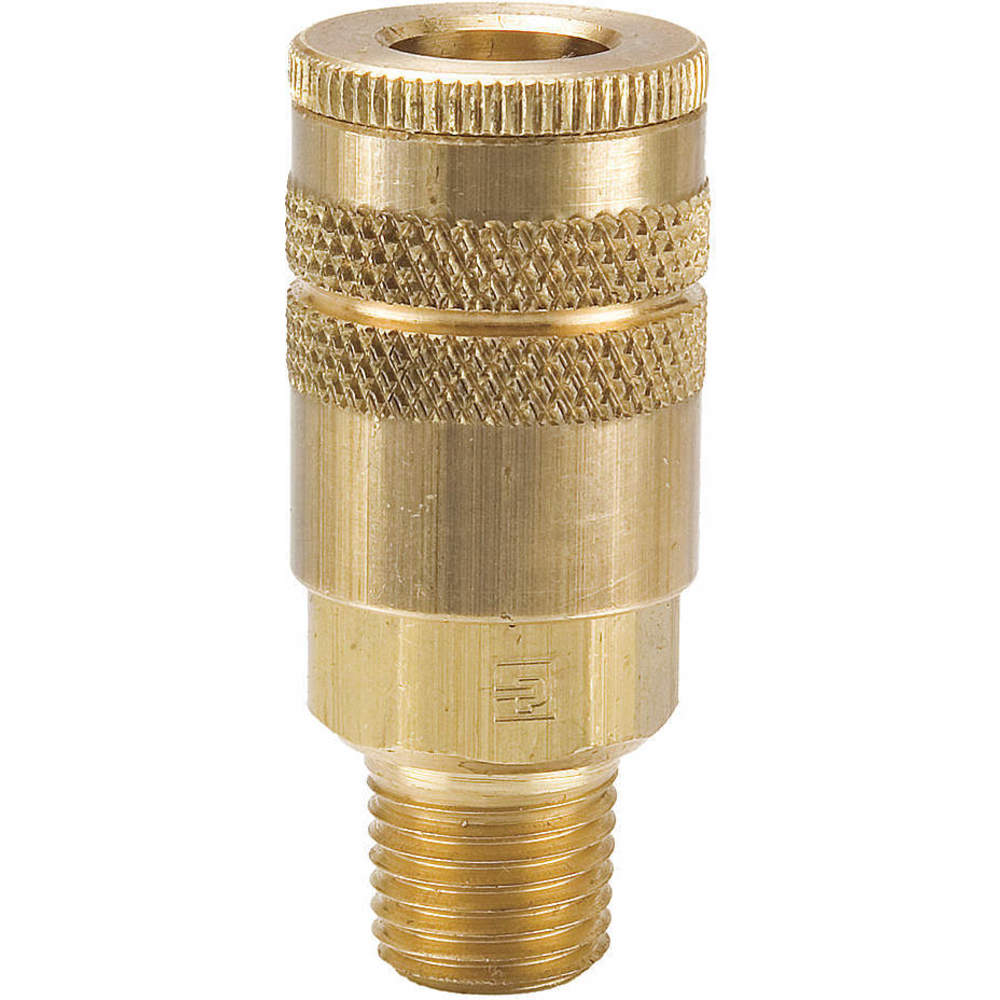 Quick Coupling, 1/4 Inch Thread Size, Brass
