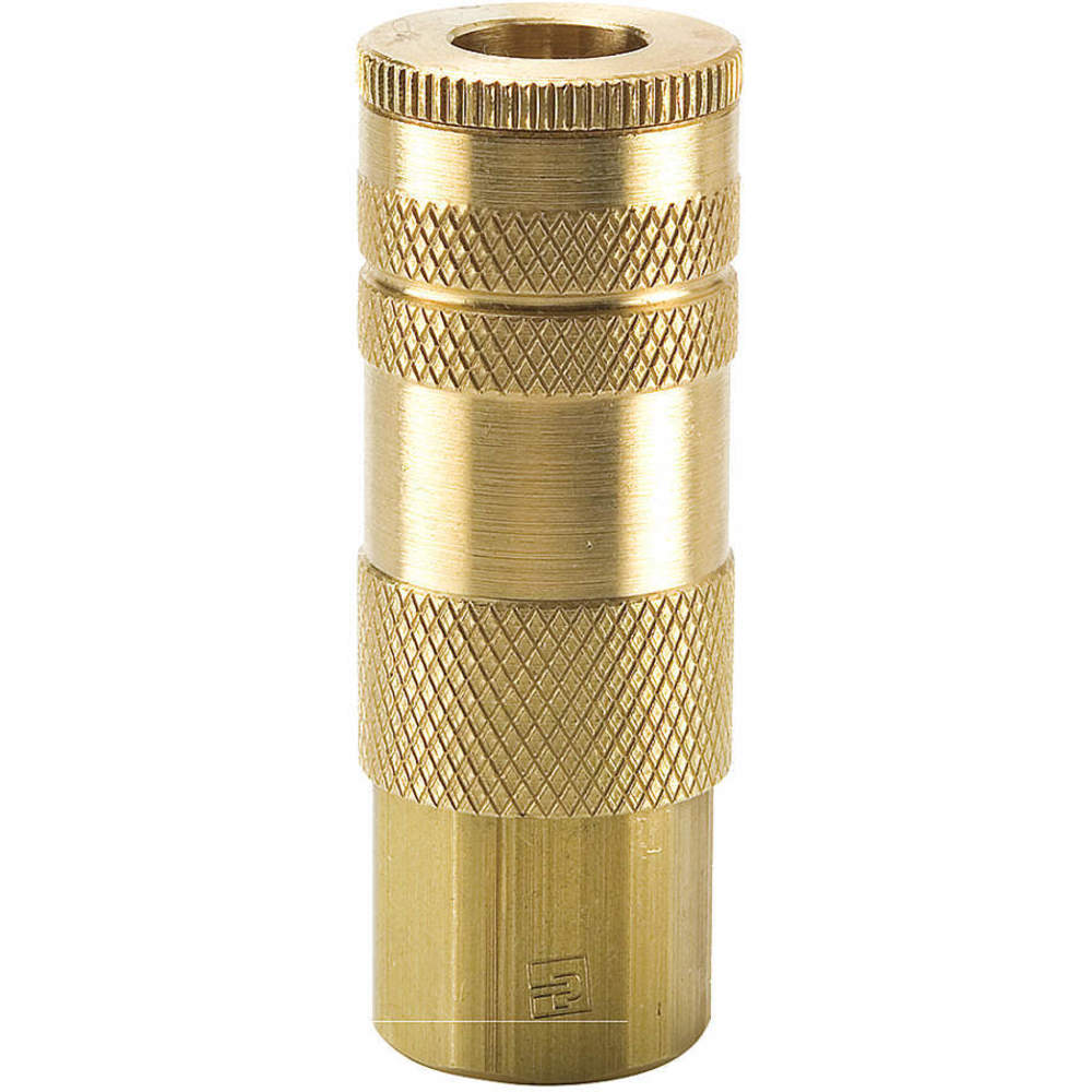 PARKER B73 Quick Coupler, 1/4 Inch Thread Size, 300 Psi, Brass | AC4WBA 30N339