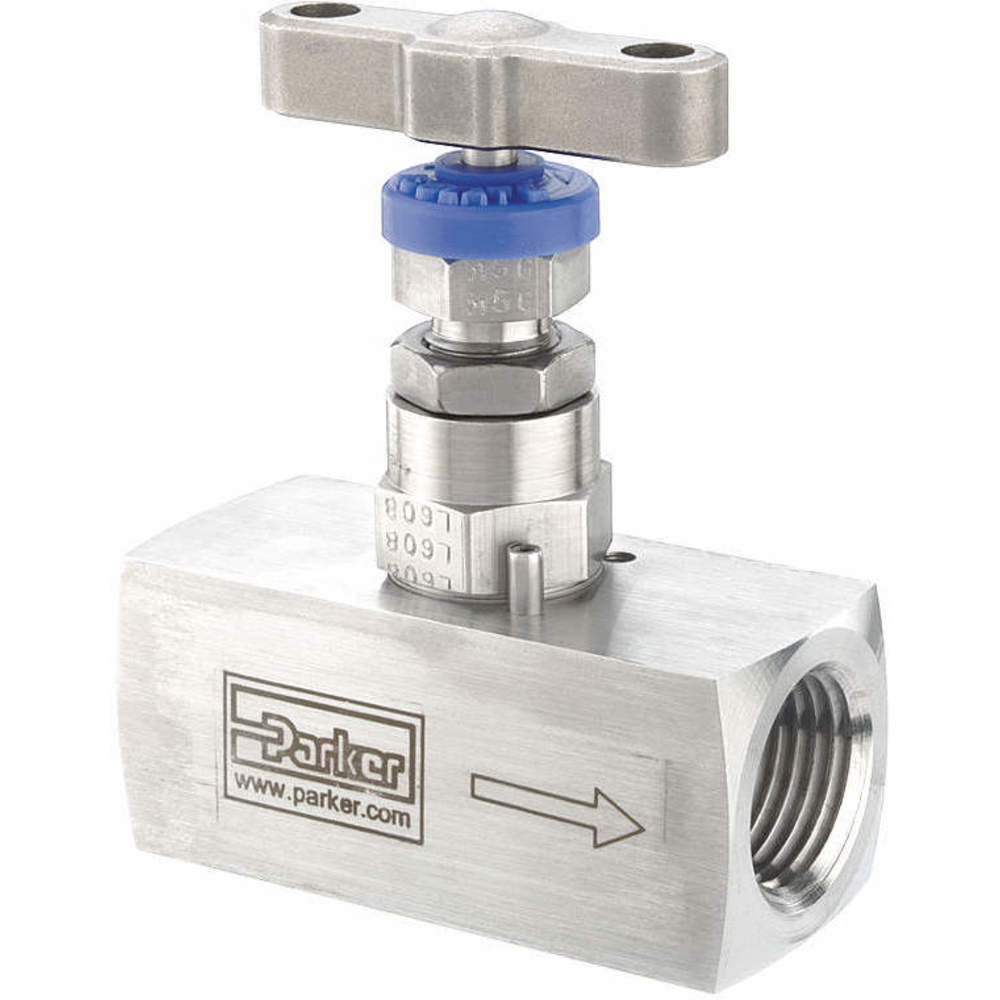 6000 PSI Needle Valve, Female Inlet, Stainless Steel