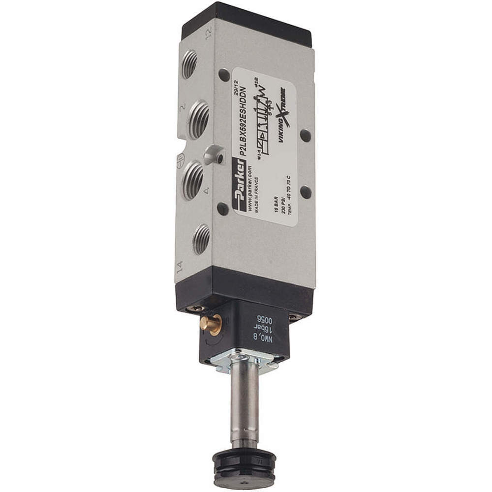 PARKER P2LBX592ESHDDN Solenoid Air Control Valve 1/4 Inch 4-way | AC9BAM 3FFC5