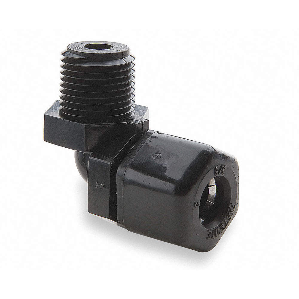 PARKER P4ME2 Compression Fitting, 1/4 Inch Outside Diameter, Polypropylene | AC4GQT 2ZRY5