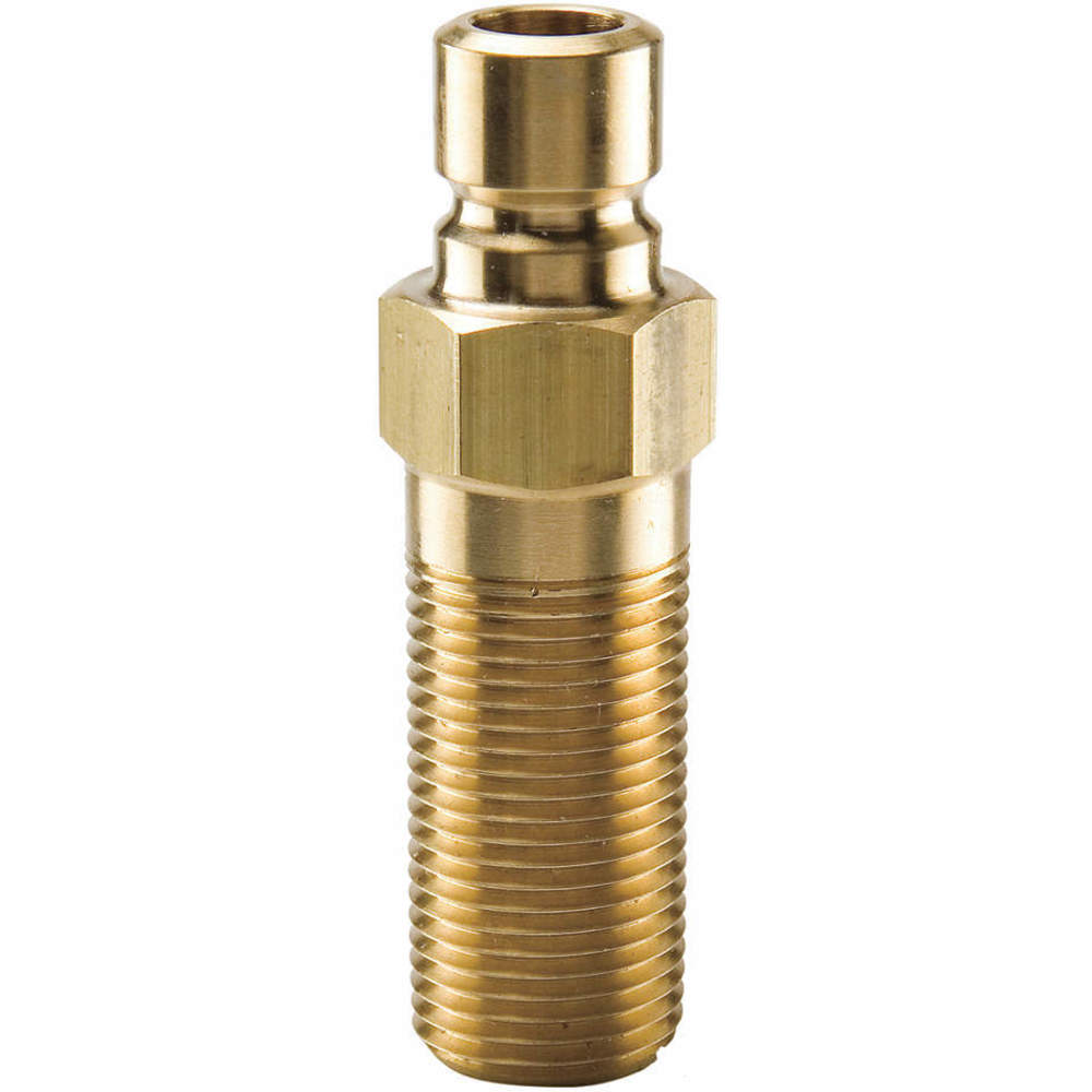 PARKER PN251-25 Nipple, 1/4 Inch Body Size, 1/8 -27 Inch Thread Size, Brass | AD6QRQ 48C219