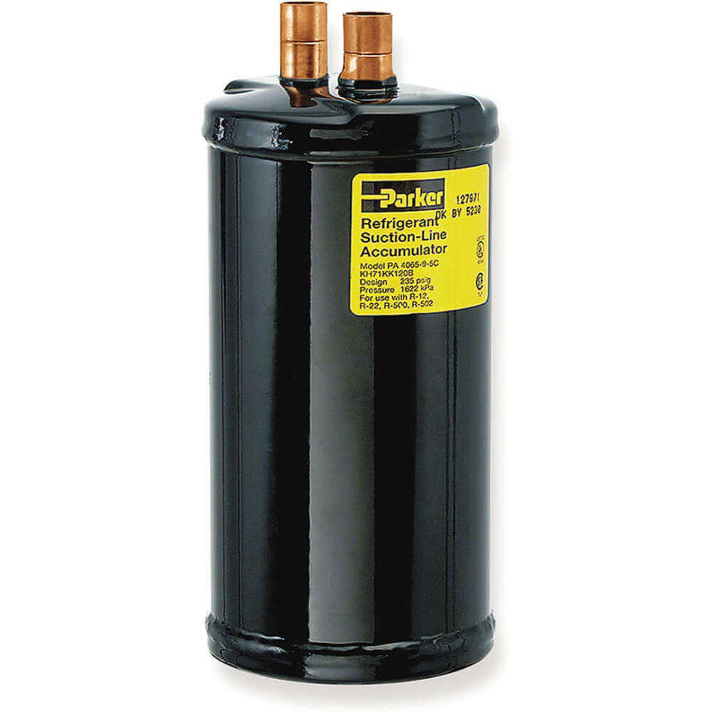 Suction Line Accumulator Diameter 3 x H 15 In