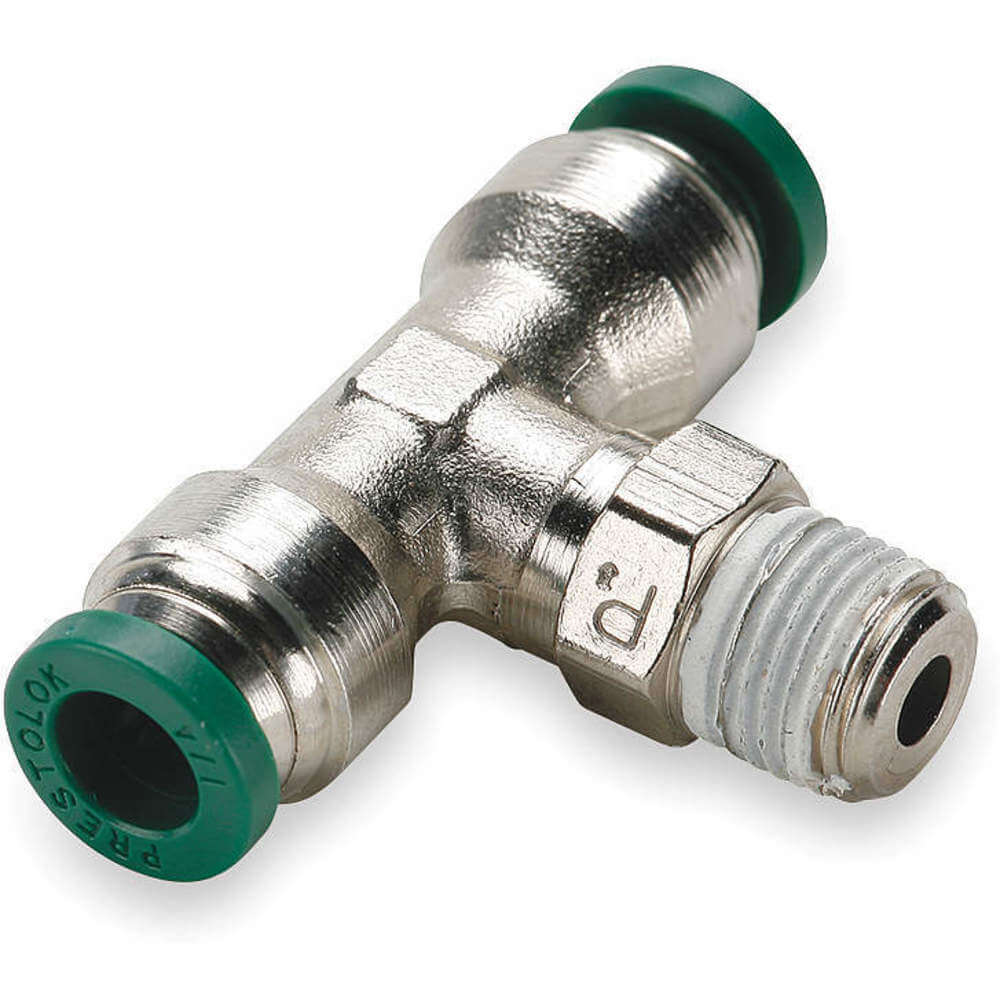 PARKER W172PLP-4-6 Fitting, 1/4 Inch Outside Diameter, Nickel Plated Brass | BT7EQW