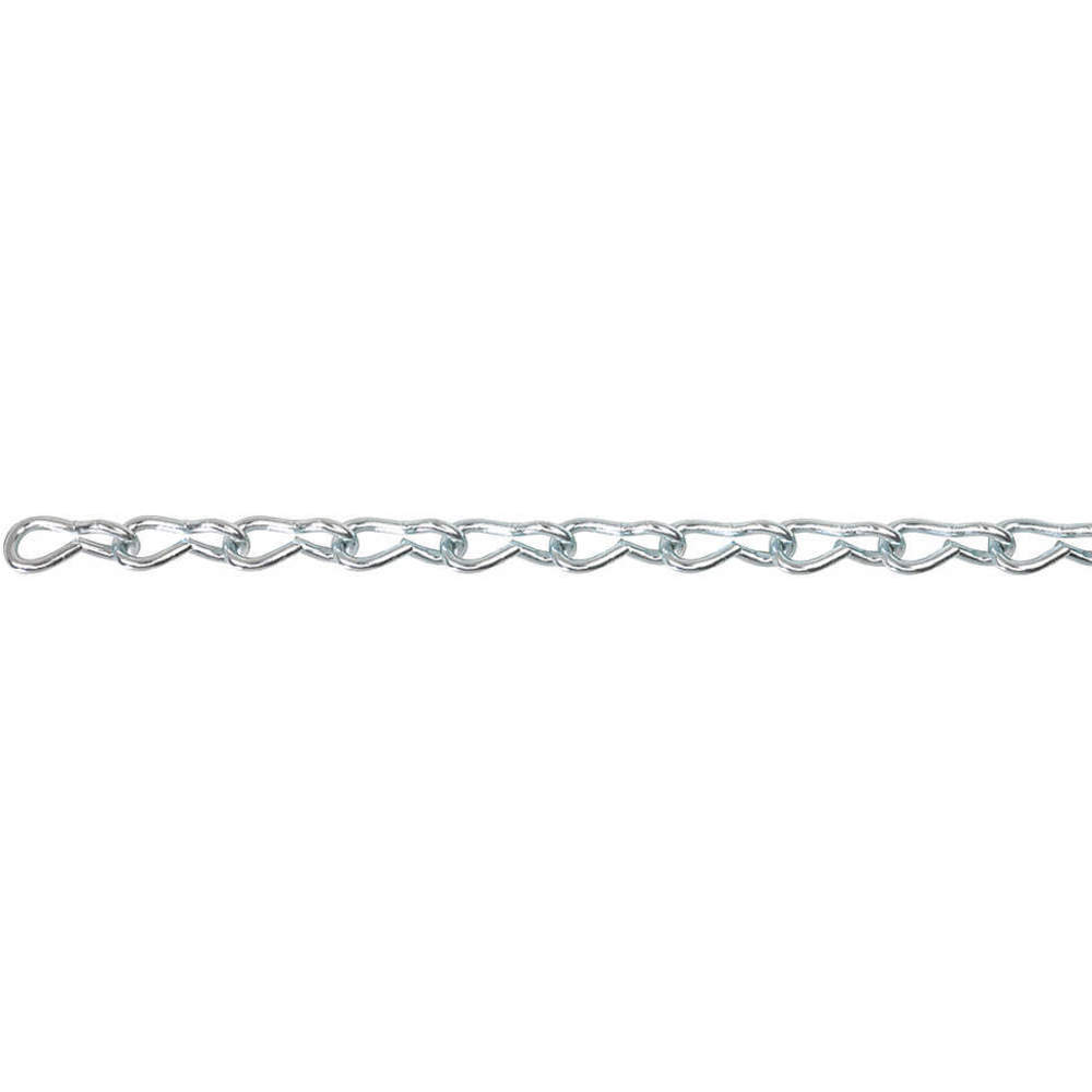 Chain, Jack Type, 8 Trade Size, 60 lbs. Working Load Limit, Galv, 100 ft. Lg.
