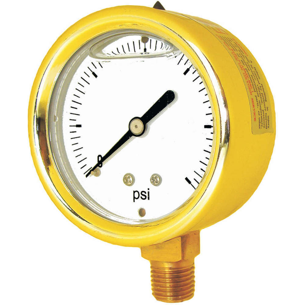 Pressure Gauge 1/4 in NPT 2-1/2 Inch