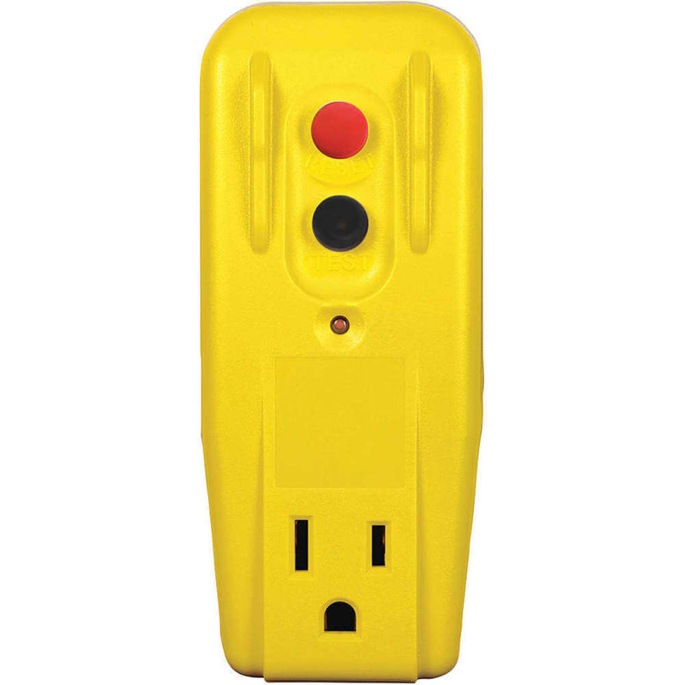POWER FIRST 11X429 Gfci 15a 5-15r Yellow Auto Reset | AA3WPK