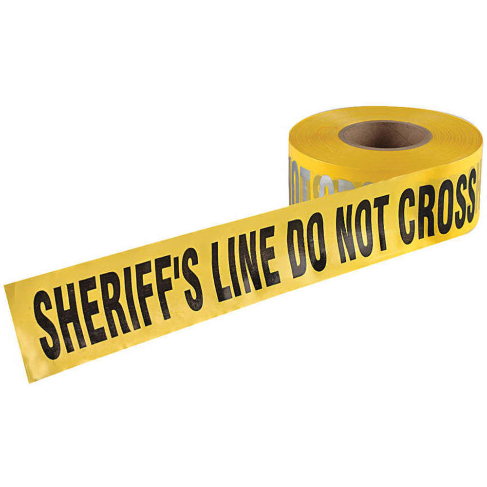 PRESCO PRODUCTS CO RB3103Y822-188 Barricade Tape Yellow/ Silver/black 1000 Feet | AD2VEX 3UTW6