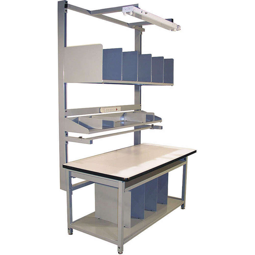 PRO-LINE BIB5 Bench Inch A Box Gray 60l x 30w x 30h Inch | AA7MUB 16D752