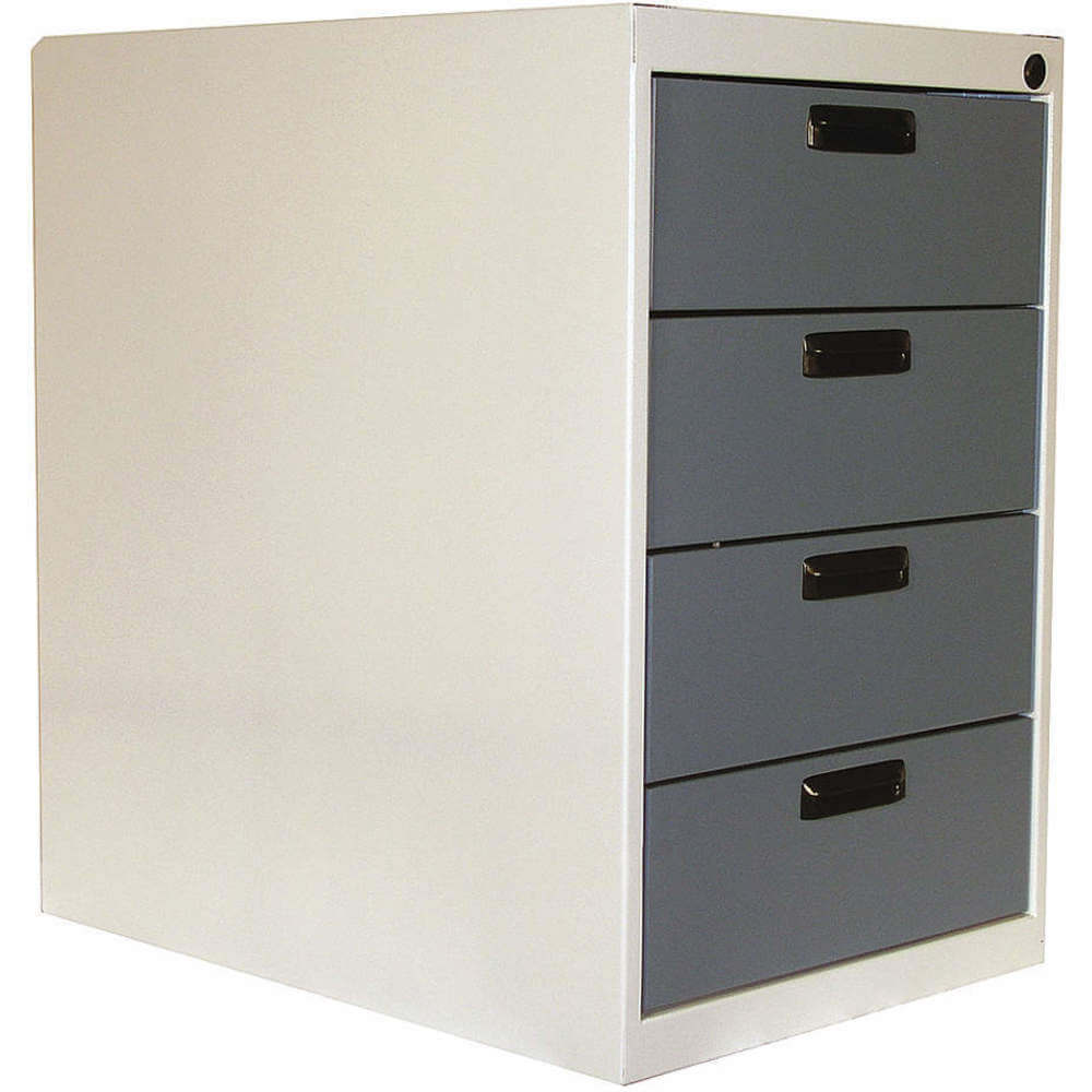 Drawer Pedestal 26w x 26d x 26 H White/blue