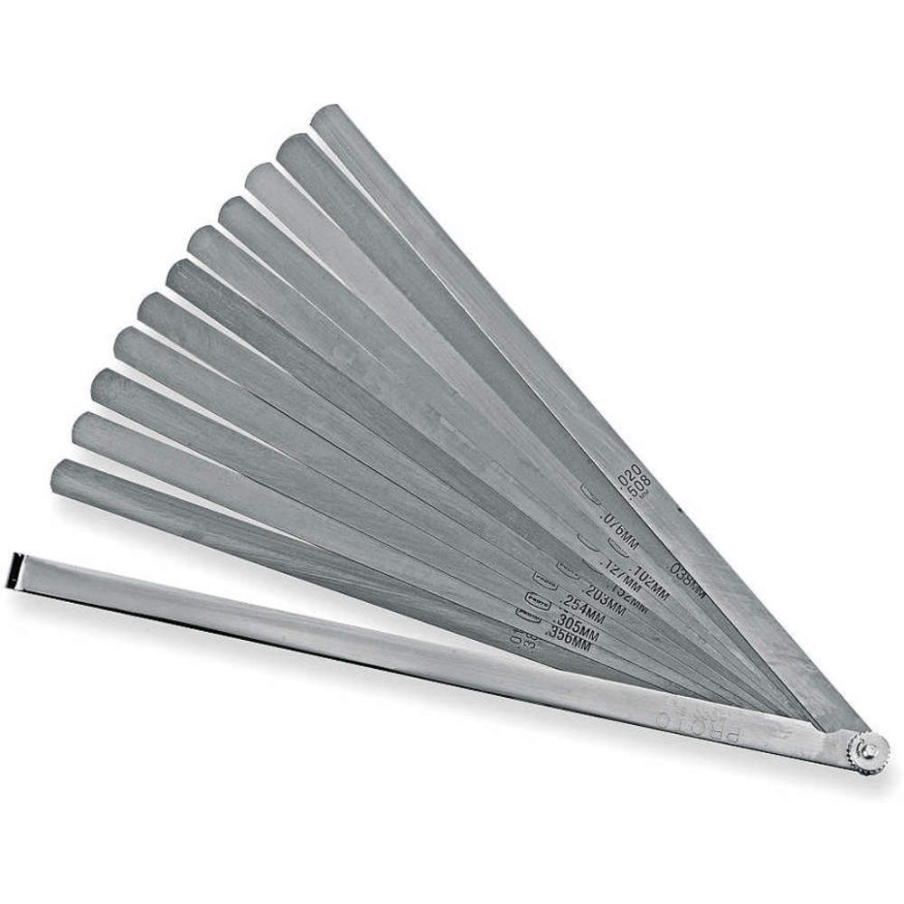 Feeler Gauge Set 12 Blades 12 In