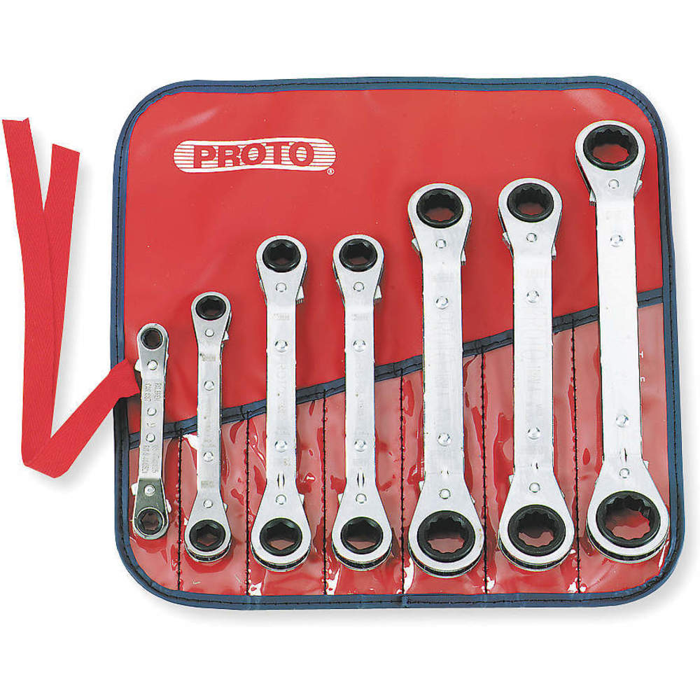Reversible Wrench Set Metric 7 Pc